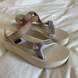 Teva platform strap sandals